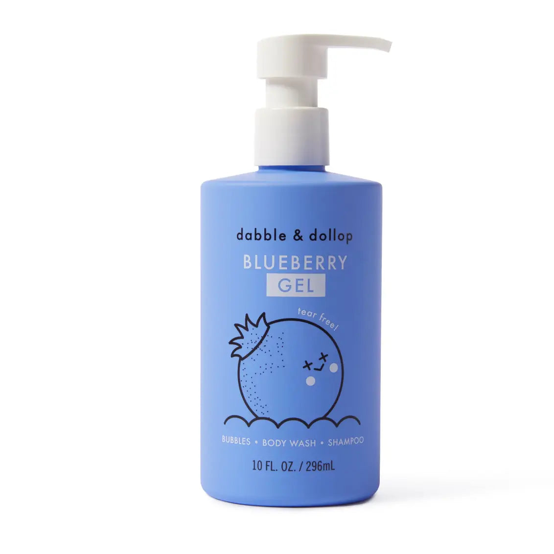 Dabble & Dollop Tear-Free Shampoo, Body Wash, & Bubbles - Blueberry