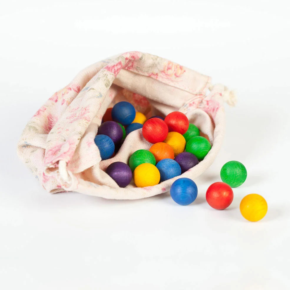 Grapat 36 Wood Marbles