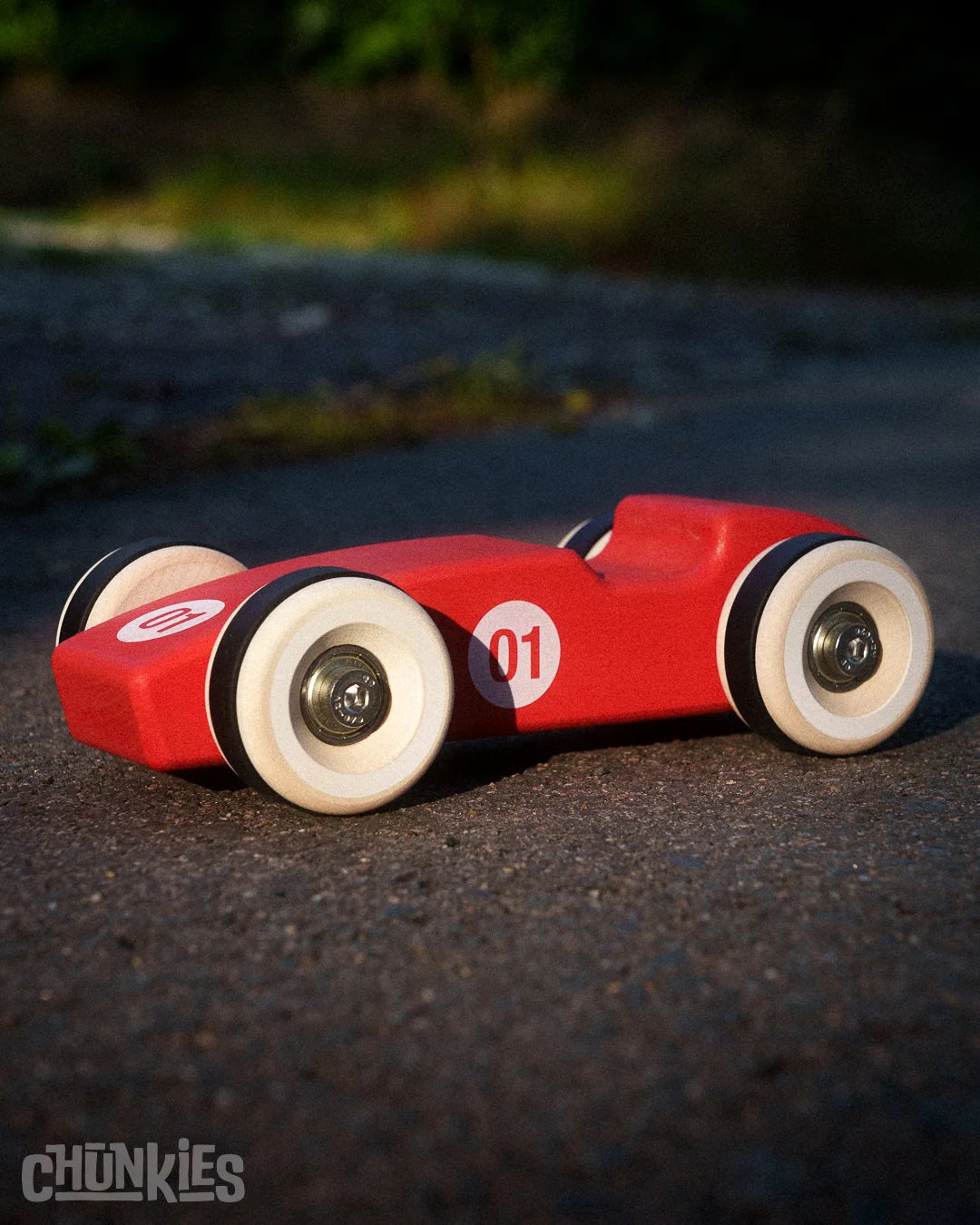 Chill Pepper Chunkies No. 01 – Wooden Racing Car "The 1956 Legend" (Single Seat)