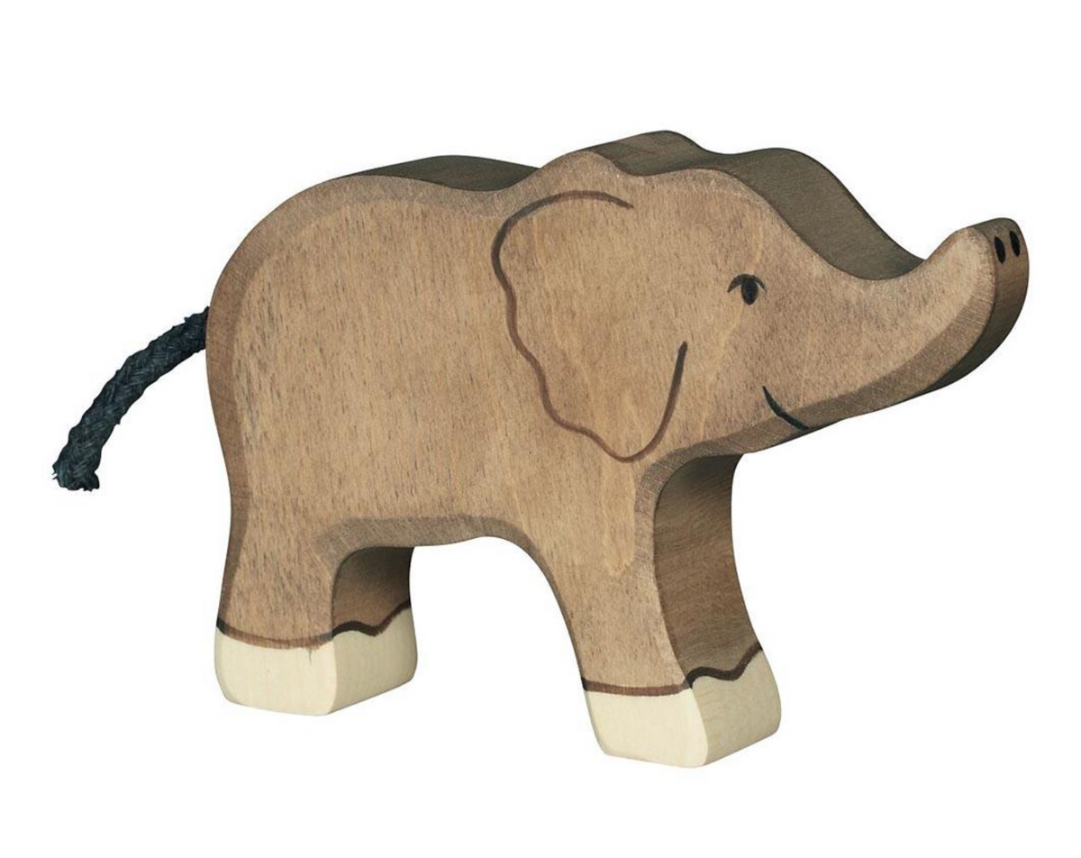 Holztiger Elephant Small Trunk Raised (PREORDER Nov 6 2026)