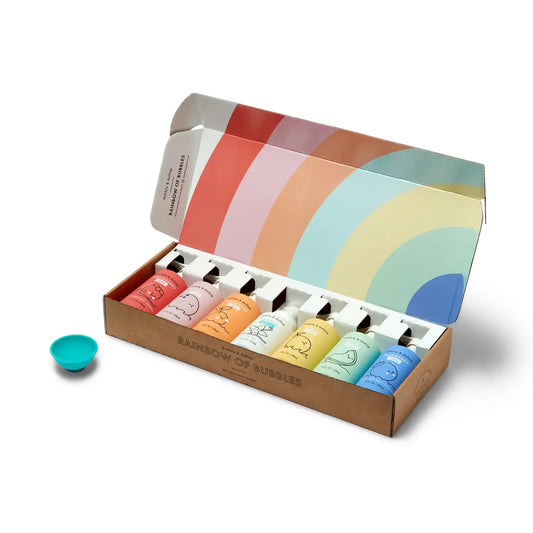 Dabble & Dollop Rainbow of Bubbles Ultimate Bath Gift Set