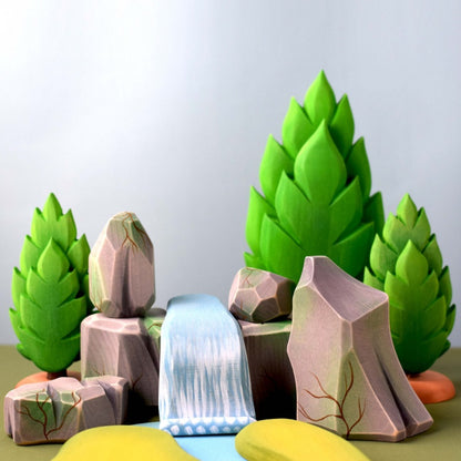 Bumbu Wooden River Plate