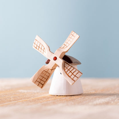Bumbu Small Traditional Moldova Windmill Painted